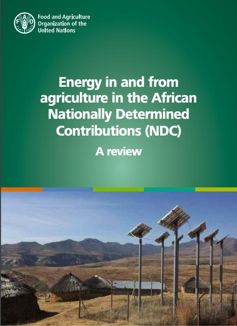 Energy in and from agriculture in the African Nationally Determined Contributions (NDC)